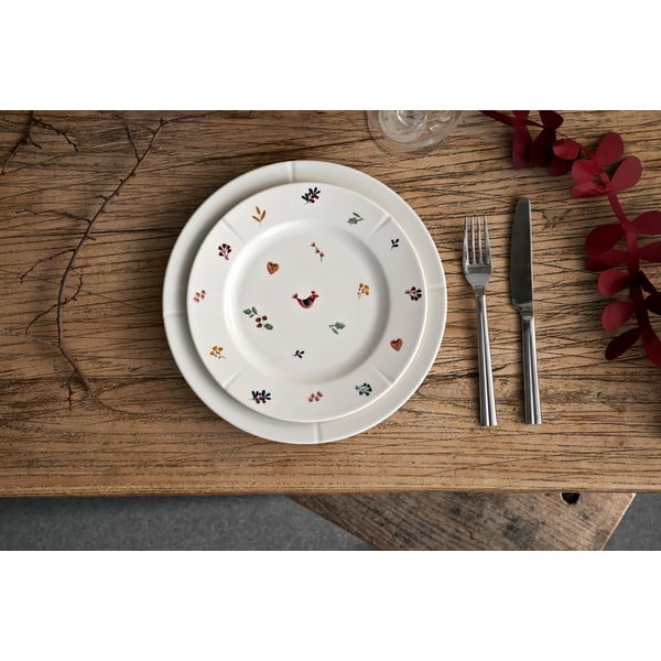 Piatto in porcellana bianca ø 23 cm Grand Cru Cottage - Rosendahl-image-1