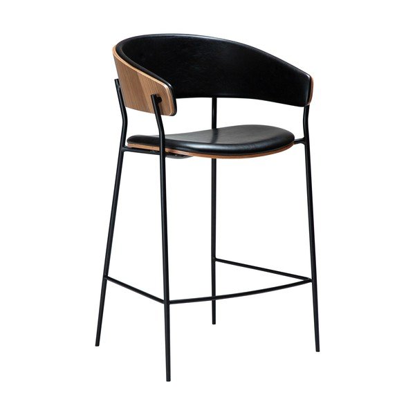 Sgabello da bar nero (altezza della seduta 63,5 cm) Crib – DAN-FORM Denmark