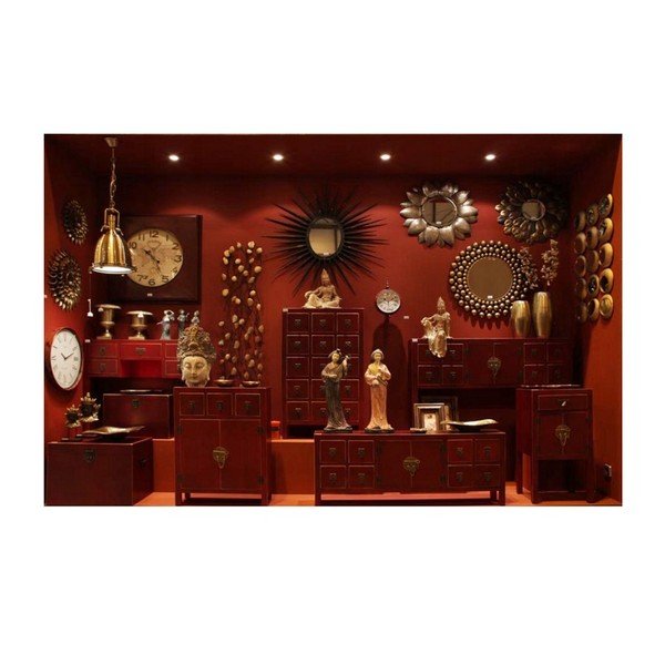 Set di 2 bauli rossi 60x42 cm Oriente - Ixia-image-4