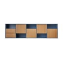 Cassettiera bassa blu a sospensione in rovere naturale 220x61 cm Mistral - Hammel Furniture