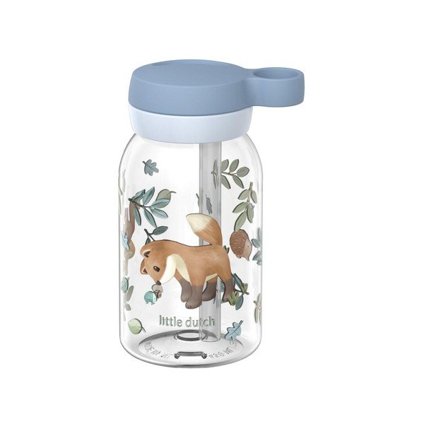 Bottiglia per bambini azzurra in plastica 450 ml Forest Friends – Mepal
