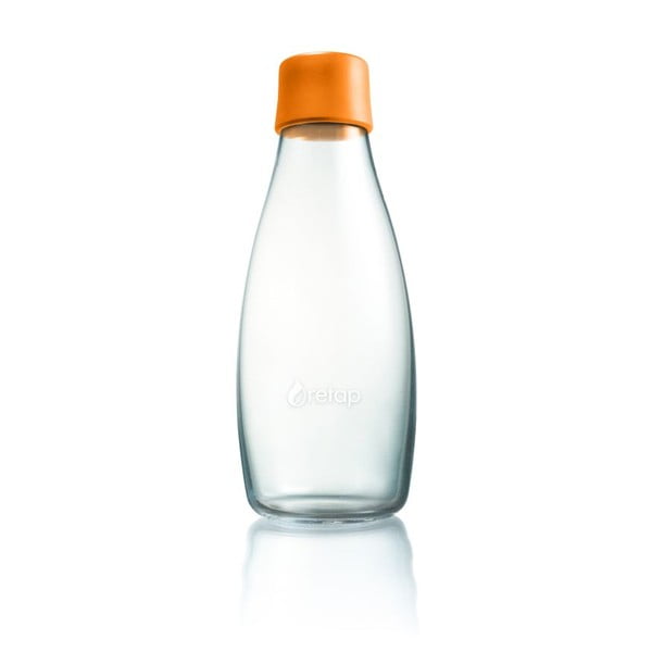 Bottiglia di vetro arancione , 500 ml - ReTap