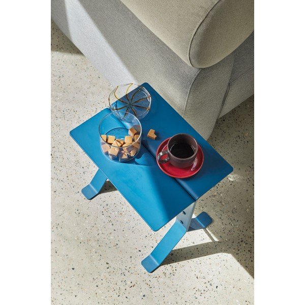 Tavolino in metallo 30x40 cm Fold – Hübsch-image-4