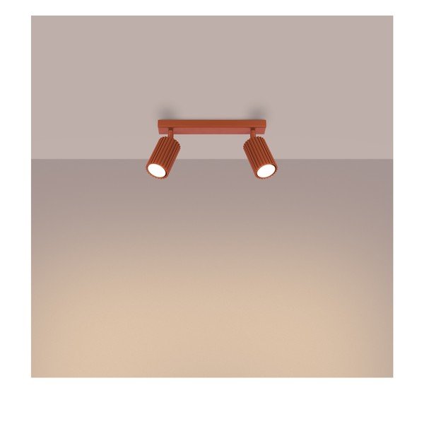 Faretto color mattone 6,5x30 cm Gleam – Sollux-image-3