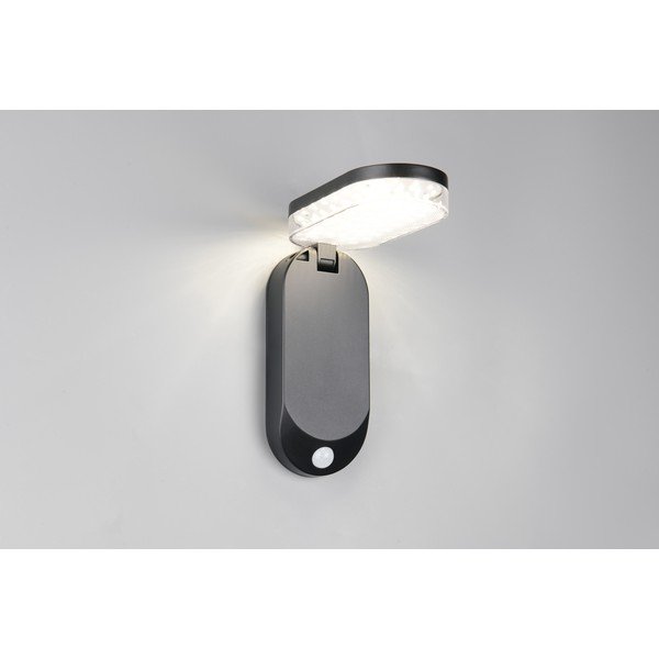 Illuminazione esterna LED con alimentazione a pannelli solari con sensore di movimento da parete (altezza totale 26 cm) Lagoas – Trio-image-1