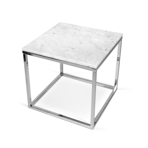 Tavolo bianco con decorazioni in marmo Prairie - TemaHome-image-3