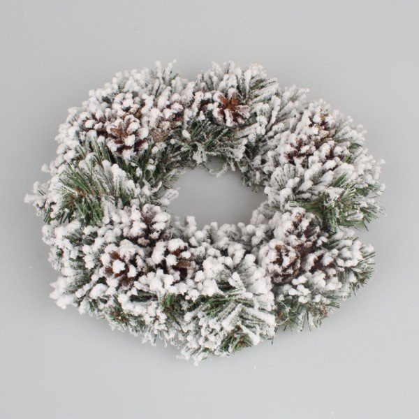 Ghirlanda decorativa Gavin, ø 26 cm Snowy - Dakls