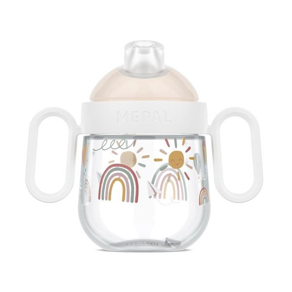 Tazza per bambini beige in plastica 200 ml Sunshine & Rainbow – Mepal-image-3