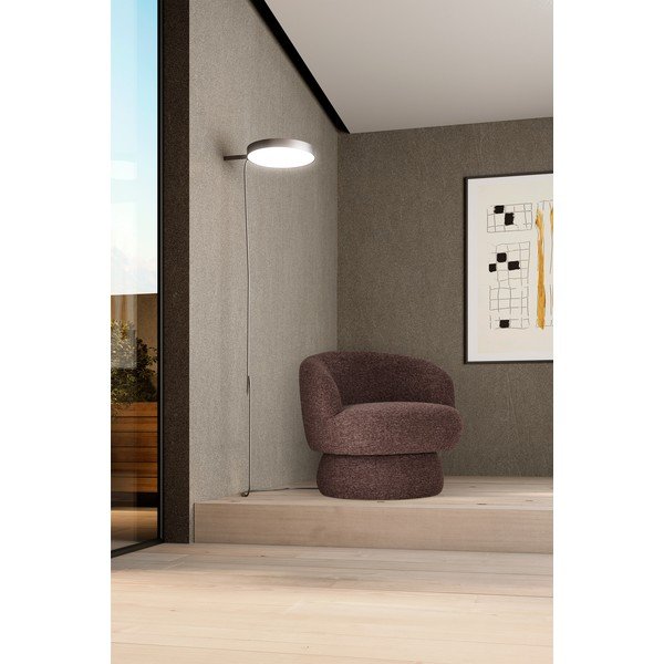 Poltrona viola/marrone girevole Dali – MOME-image-1