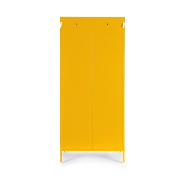 Armadietto giallo in metallo con chiusura a chiave 80x185x50 cm Cambridge – Yes Everyday-image-4