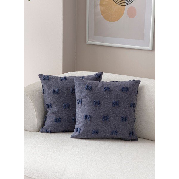 Federe decorative in set 2 pz 43x43 cm Tuffet – Mioli Decor-image-1