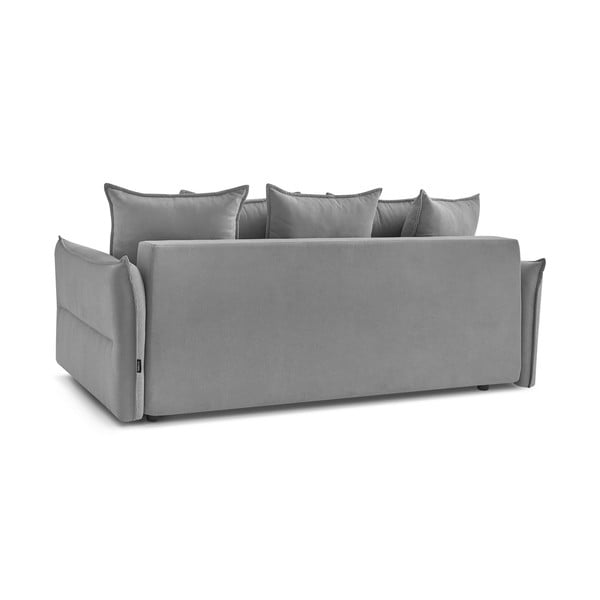 Divano letto grigio chiaro 226 cm Leon - Bobochic Paris-image-4