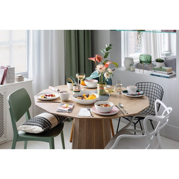 Piatto in porcellana bianca e rosa Villeroy & Boch Uni, ⌀ 24 cm it's my match - Villeroy&Boch-image-3