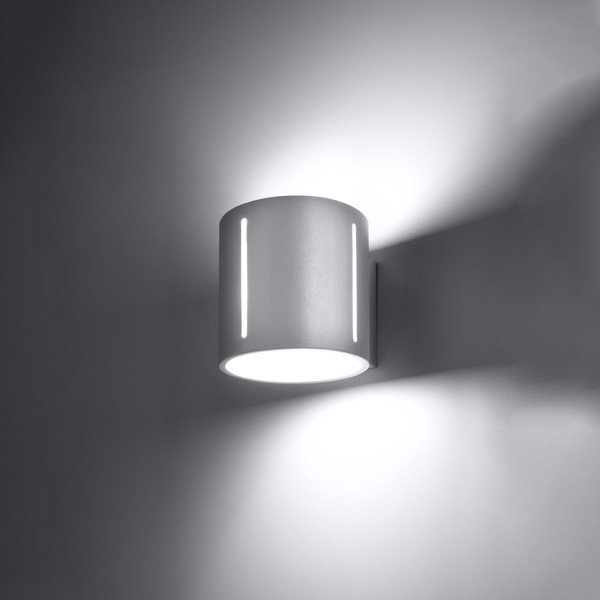 Lampada da parete bianca Vulco - Sollux-image-2