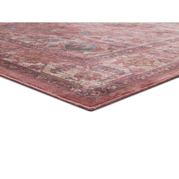 Tappeto in viscosa rossa , 140 x 200 cm Vintage Retro - Universal-image-2