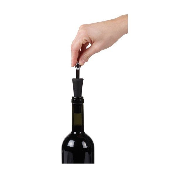 Tappo per vino in gomma nera Rocks - Zone-image-2