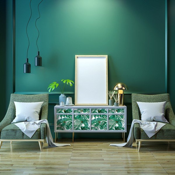 Adesivo per mobili Tahuata, 60 x 90 cm - Ambiance-image-1