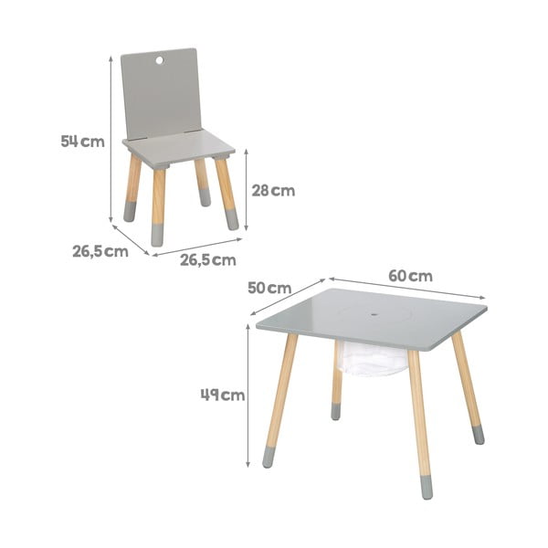 Set di mobili per bambini 3 pz – Roba-image-3