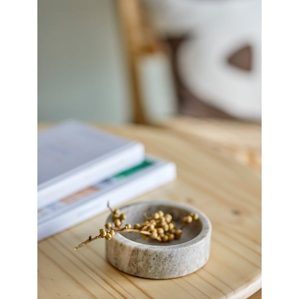 Vassoio decorativo in marmo Ivette - Bloomingville-image-1