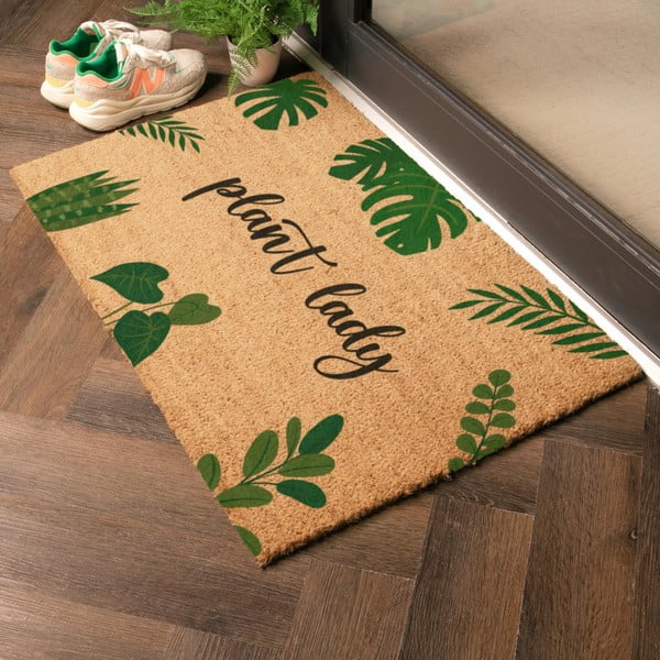 Zerbino in fibre di cocco 40x60 cm Plant Lady – Artsy Doormats-image-1