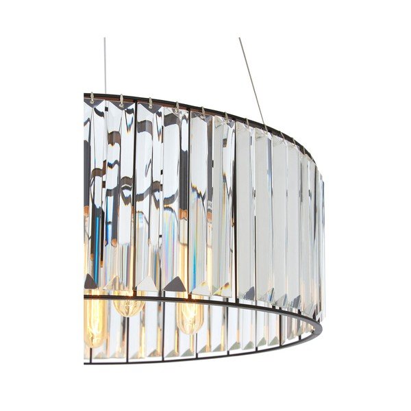Lampadario con paralume in vetro ø 50 cm Akiko – Premier Housewares-image-2