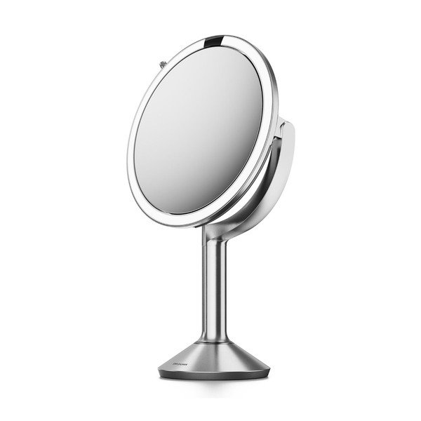 Specchio per make-up con illuminazione/con ingrandimento (con ingrandimento 5x/con ingrandimento 10x) ø 20 cm Trio – simplehuman