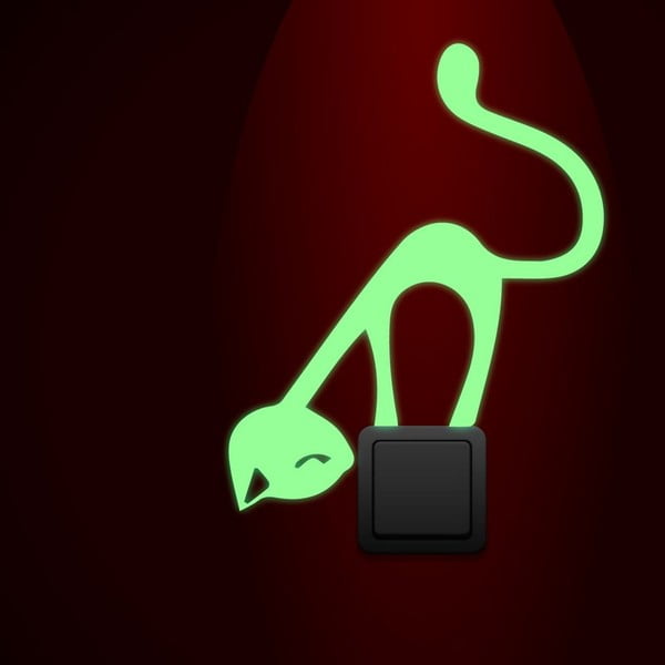 Adesivo illuminato Gatto carino - Ambiance-image-2