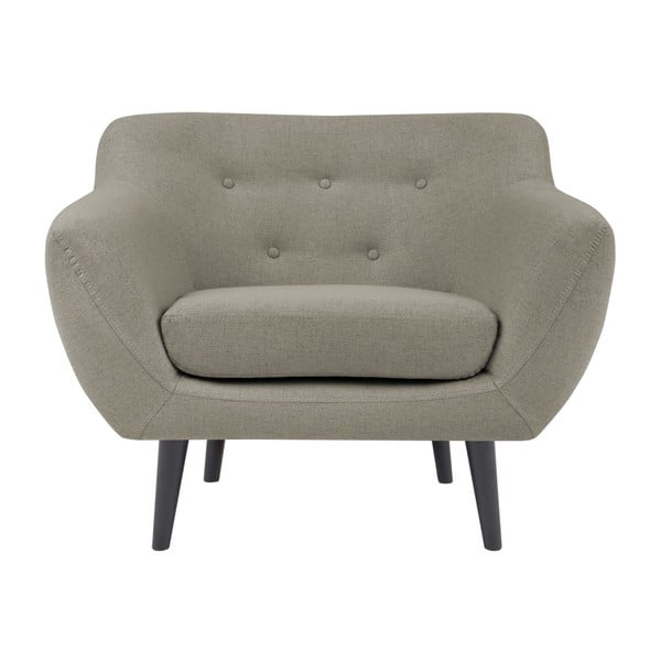 Poltrona marrone con gambe marroni Piemonte - Mazzini Sofas