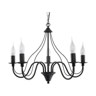 Lampada a sospensione nera 5 Fiorano - Nice Lamps
