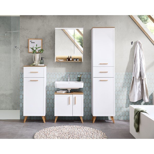 Mobile per bagno bianco 72x60 cm Quickset 383 – Pelipal-image-4