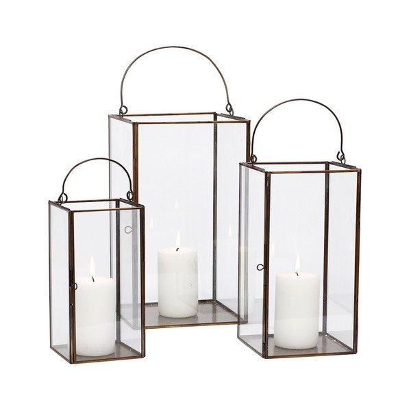 Set di 3 lanterne Troels - Hübsch