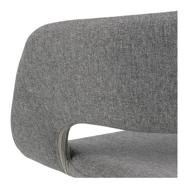 Sedia da pranzo girevole grigia Grace - Actona-image-1