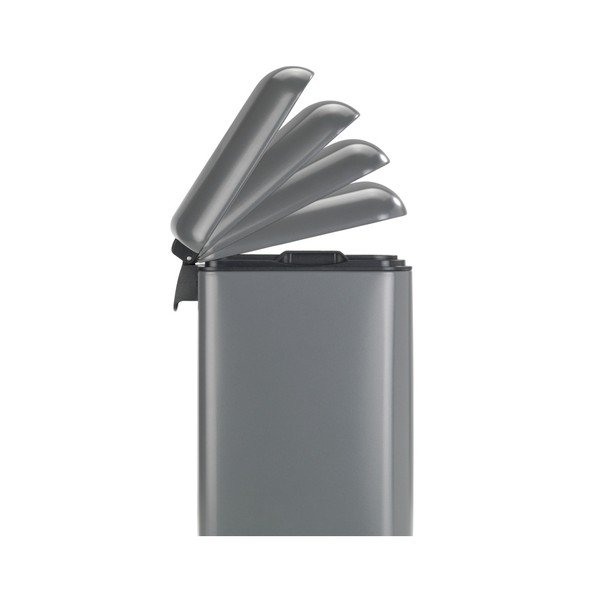 Cestino a pedale grigio Studio, 6 l - Wenko-image-1