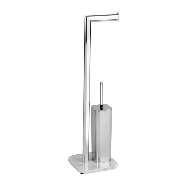 Supporto in marmo per scopino e carta igienica Onyx - Wenko-image-2