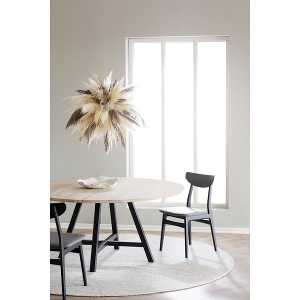 Tavolo da pranzo rotondo con piano in rovere 150x150 cm Carradale - Rowico-image-1