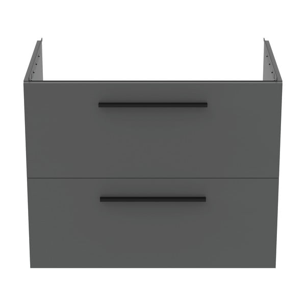 Mobile per lavabo grigio a sospensione 80x63 cm i.Life B - Ideal Standard-image-2