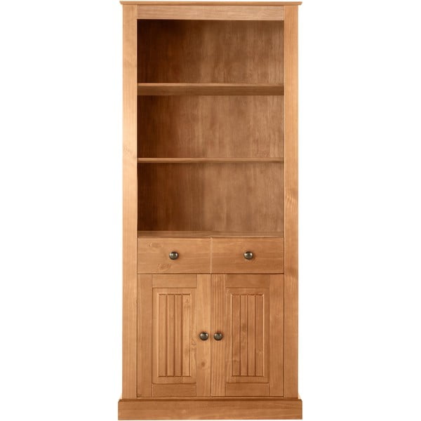 Libreria in legno di pino di colore naturale 181x31 cm Mille - Støraa