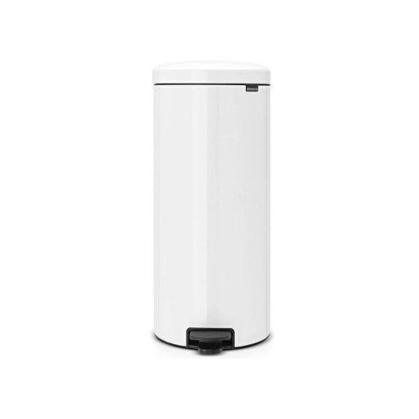 Cestino per la spazzatura bianco in acciaio con pedale 30 l NewIcon – Brabantia