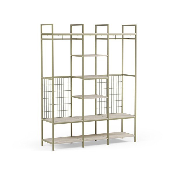 Armadio verde in acciaio a giorno 140x179,5x40 cm Amara – Marckeric