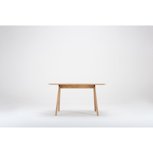 Tavolo da pranzo in legno di quercia, 140 x 90 cm Ava - Gazzda-image-3