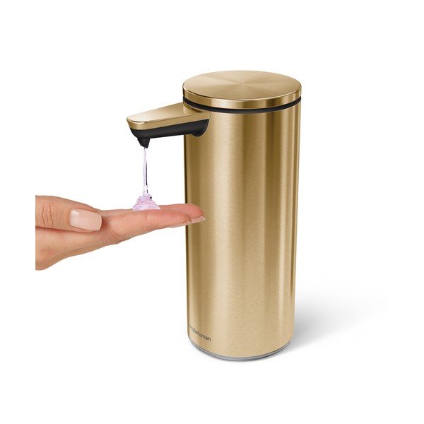 Dispenser di sapone in acciaio inox color oro 266 ml - simplehuman-image-3