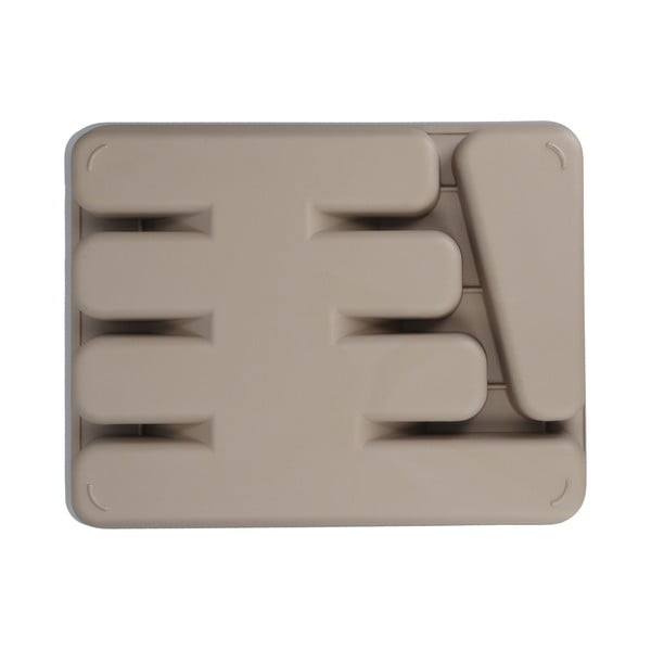 Organizzatore di posate in bambù beige Natural Elements - Kitchen Craft-image-2