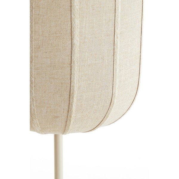 Lampada da terra color crema con paralume in tessuto (altezza totale 165 cm) Solune – Light & Living-image-3