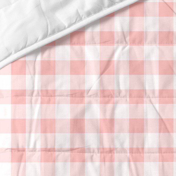 Copriletto trapuntato in cotone per bambini 100x130 cm Vichy - Happy Friday-image-2