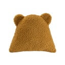 Cuscino per divano da bambini marrone con rivestimento in bouclé Bear – Wigiwama