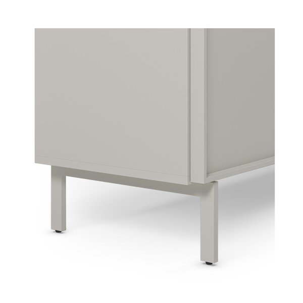 Armadietto color crema 180x80x42 cm Brise – Marckeric-image-3