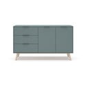 Cassettiera verde polveroso 140x81x40 cm Pisco – Marckeric