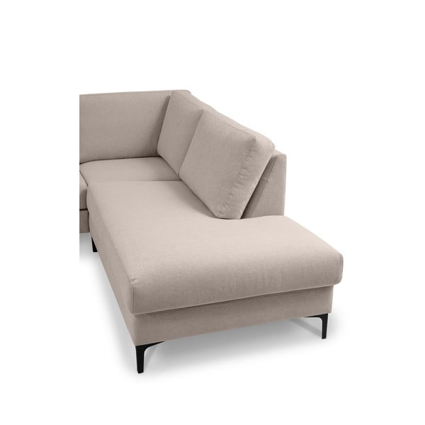 Divano angolare beige (angolo destro/"U") Henry - Scandic-image-4