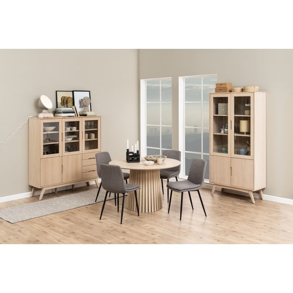 Sedia da pranzo grigia Becca - Actona-image-2