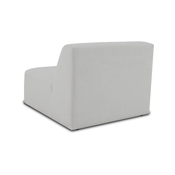 Modulo divano bouclé bianco (parte centrale) Roxy - Scandic-image-3